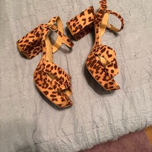 a new day Animal Print Heels